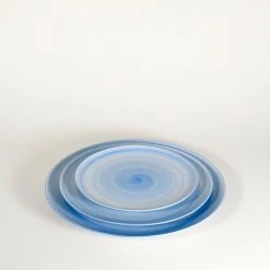 Middle Kingdom Porcelain Wash Ware Plate - Cornflower Kitchen + Dining