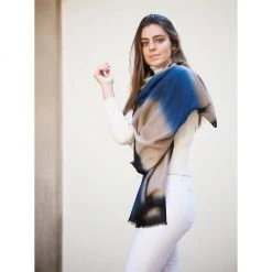 Studio Variously Prussian Cashmere Scarf 14 Studio Variously Prussian Cashmere Scarf