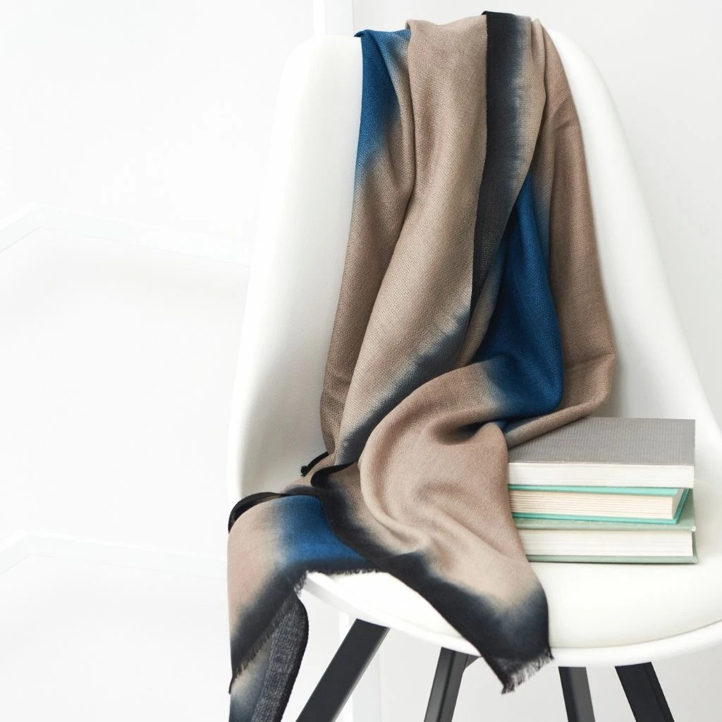Studio Variously Prussian Cashmere Scarf 10 Studio Variously Prussian Cashmere Scarf