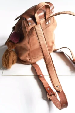 Purse & Clutch Leather Backpack - Russet Brown Handcrafted 13 Purse & Clutch Leather Backpack - Russet Brown Handcrafted