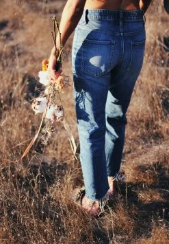 Porter Blue Rebel High Rise Straight Jean - Mabel Best Sellers