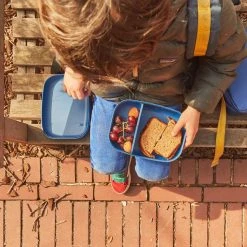 EKOBO Rectangular Recycled Bamboo Bento Lunch Box