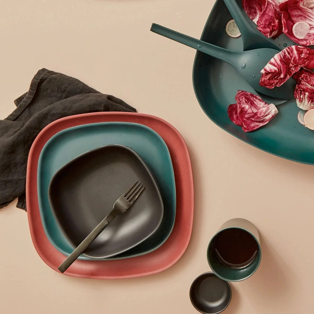 EKOBO Recycled Bamboo Plate Set Best Sellers 4 EKOBO Recycled Bamboo Plate Set Best Sellers