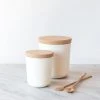EKOBO Home Goods Recycled Bamboo Storage Jar Set 2 EKOBO Home Goods Recycled Bamboo Storage Jar Set