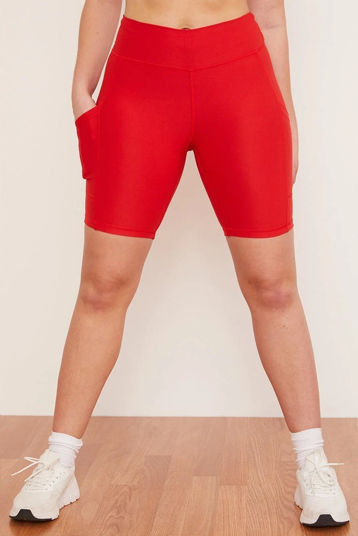 Wolven Best Sellers Recycled Bike Short With Pockets - Cayenne 7 Wolven Best Sellers Recycled Bike Short With Pockets - Cayenne