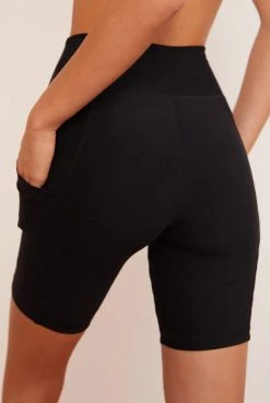 Wolven Recycled Bike Short With Pockets - Onyx Best Sellers