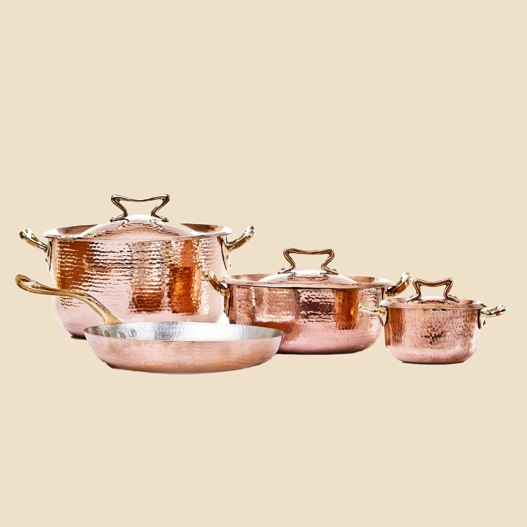 Amoretti Brothers Recycled Copper Cookware Set Home Goods 4 Amoretti Brothers Recycled Copper Cookware Set Home Goods