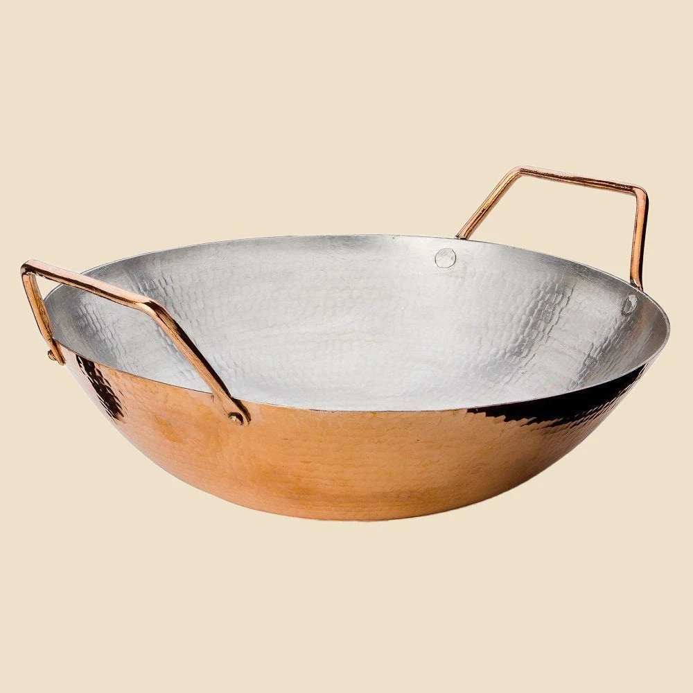 Amoretti Brothers Recycled Copper Wok 3 Amoretti Brothers Recycled Copper Wok