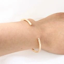 Sara Patino Jewelry Recycled Golden Orbit Cuff Bracelet
