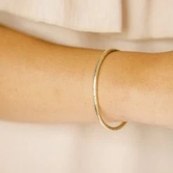 Sara Patino Jewelry Recycled Golden Orbit Cuff Bracelet
