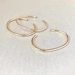 Sara Patino Jewelry Recycled Golden Orbit Cuff Bracelet