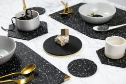 Slash Objects Kitchen + Dining Recycled Rubber Placemat Set