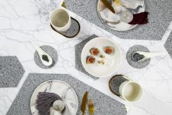 Slash Objects Kitchen + Dining Recycled Rubber Placemat Set