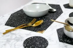 Slash Objects Kitchen + Dining Recycled Rubber Placemat Set