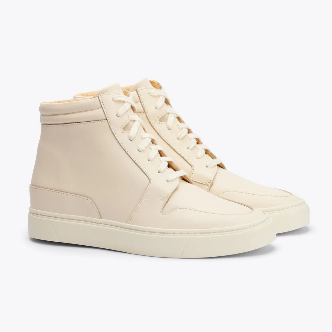 Nisolo Reina High Top Sneaker - Bone 3 Nisolo Reina High Top Sneaker - Bone