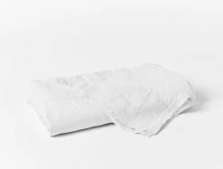 Coyuchi Relaxed Linen Sheet Set - Alpine White Home Goods