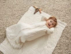 Coyuchi Baby Gifts Remi Quilted Snuggle Sack - Undyed