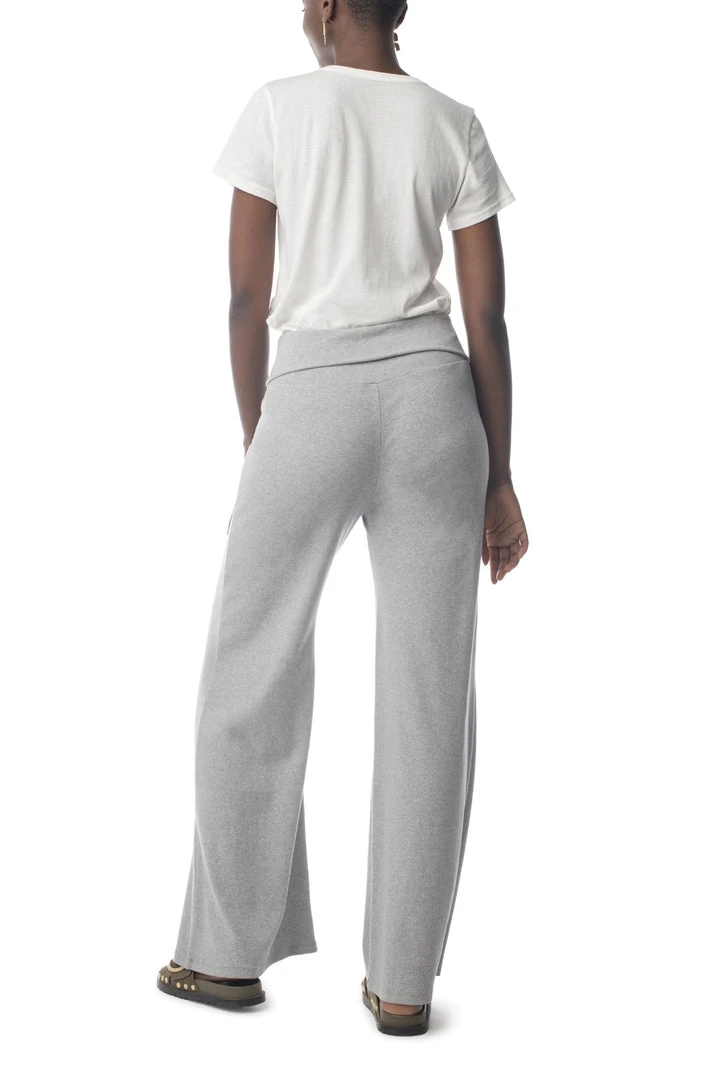 Synergy Organic Clothing Rib Knit Kamala Pant - Heather Gray Sale 4 Synergy Organic Clothing Rib Knit Kamala Pant - Heather Gray Sale