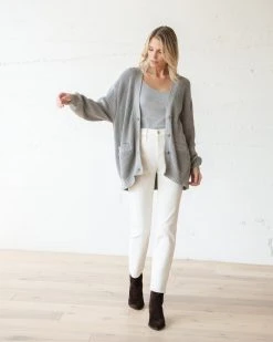 WVN Ribbed Oversized Cardigan