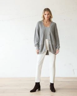 WVN Ribbed Oversized Cardigan