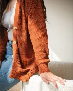WVN Ribbed Oversized Cardigan