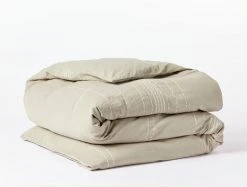 Coyuchi Rippled Stripe Duvet Cover