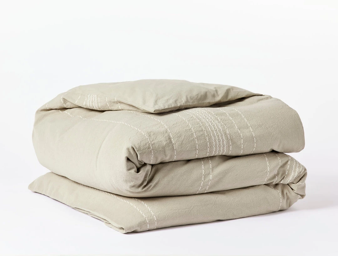 Coyuchi Rippled Stripe Duvet Cover 3 Coyuchi Rippled Stripe Duvet Cover