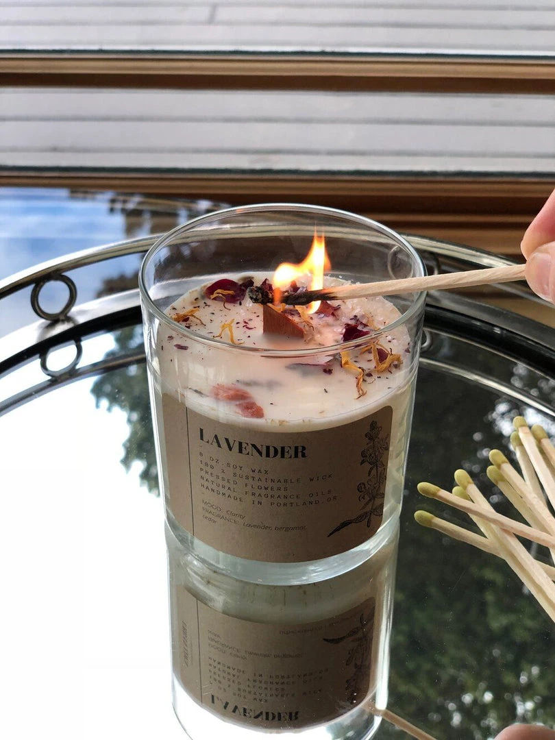 Ritual And Fancy Best Sellers Natural Flower Petal Glass Tumbler Candle - 12 Oz 8 Ritual And Fancy Best Sellers Natural Flower Petal Glass Tumbler Candle - 12 Oz