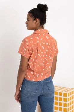 North Of West Rizo Squiggles Blouse Sale