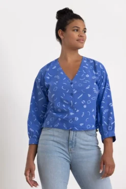 North Of West Sale Rosa Squiggles Blouse