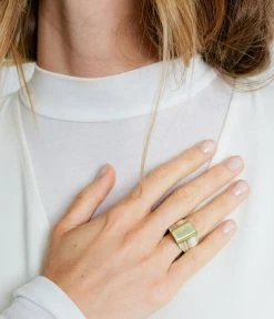 Rose & Fitzgerald Layered Horn Ring
