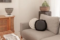 Village Thrive Round Pom Pom Throw Pillow Cover 14 Village Thrive Round Pom Pom Throw Pillow Cover