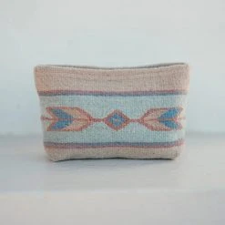 MZ Fair Trade Sagebrush + Sand Wool Clutch Bag Accessories