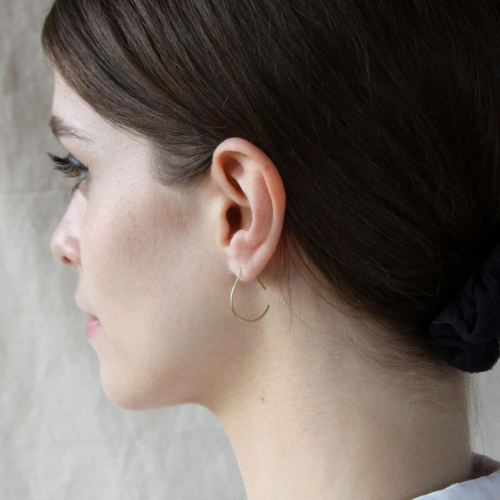 Salt + Still Handcrafted 14K Hook Earrings 4 Salt + Still Handcrafted 14K Hook Earrings