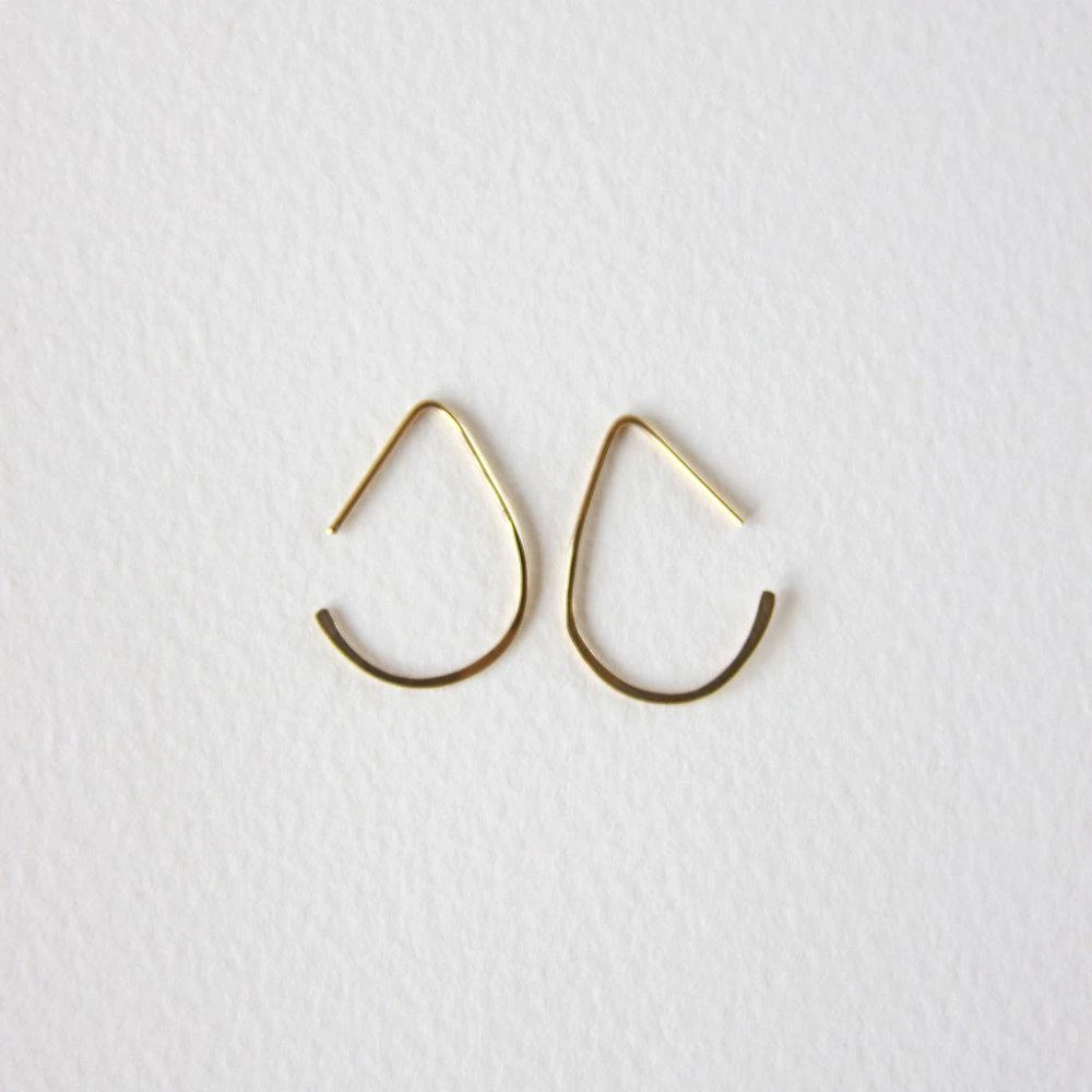 Salt + Still Handcrafted 14K Hook Earrings 3 Salt + Still Handcrafted 14K Hook Earrings