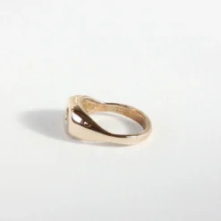 Salt + Still Dimple Signet Ring