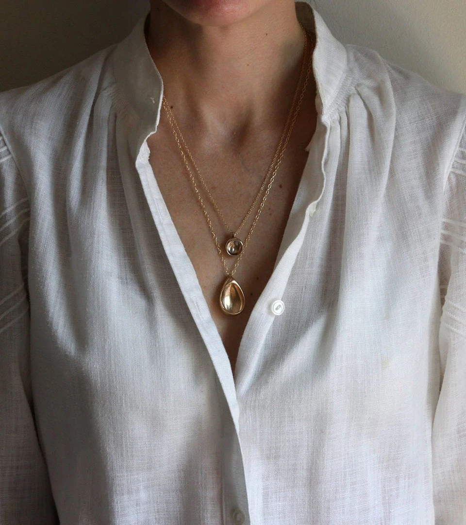 Salt + Still Egg Hollows Necklace Jewelry 4 Salt + Still Egg Hollows Necklace Jewelry