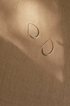 Salt + Still Jewelry Ovate Hoop Earrings 11 Salt + Still Jewelry Ovate Hoop Earrings