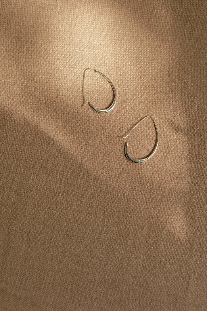Salt + Still Jewelry Ovate Hoop Earrings 7 Salt + Still Jewelry Ovate Hoop Earrings