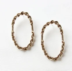 Salt + Still Tapestry Earrings Handcrafted