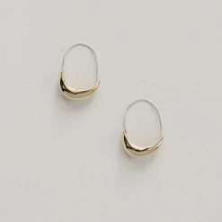 Salt + Still Vessel Hoop Earrings