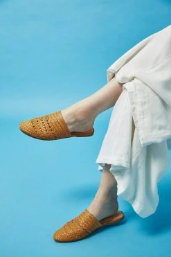 Salt & Umber Best Sellers Lily Mule - Mustard
