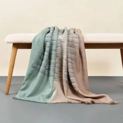 Studio Variously Salvia Merino Blanket