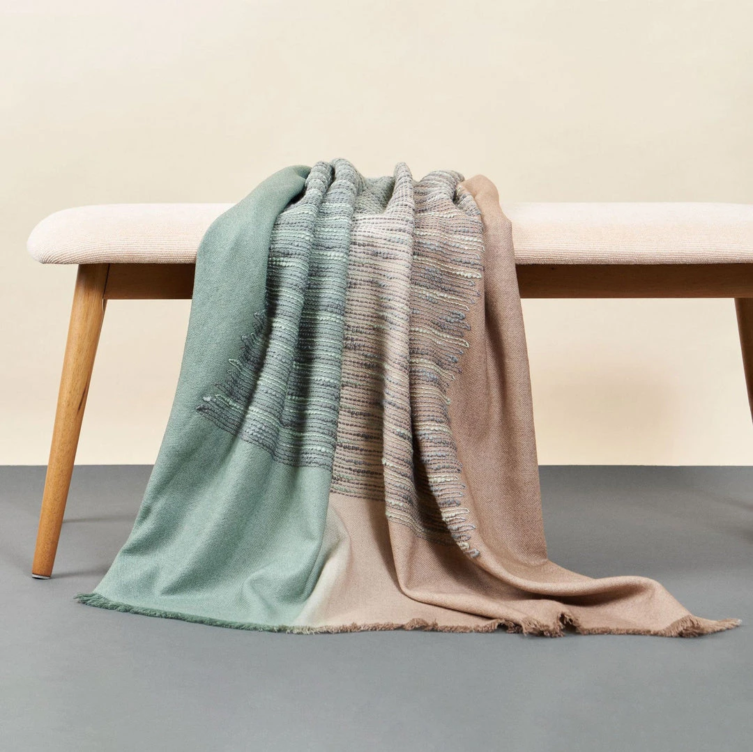 Studio Variously Salvia Merino Blanket 3 Studio Variously Salvia Merino Blanket