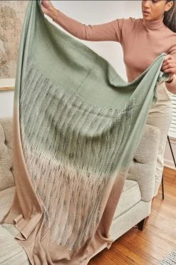 Studio Variously Salvia Merino Blanket