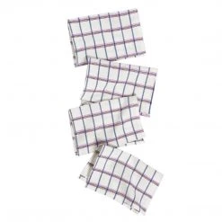 Archive New York San Lucas Plaid Cocktail Napkin Set