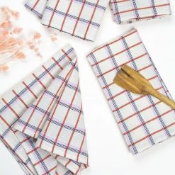 Archive New York San Lucas Plaid Napkin Set Kitchen + Dining