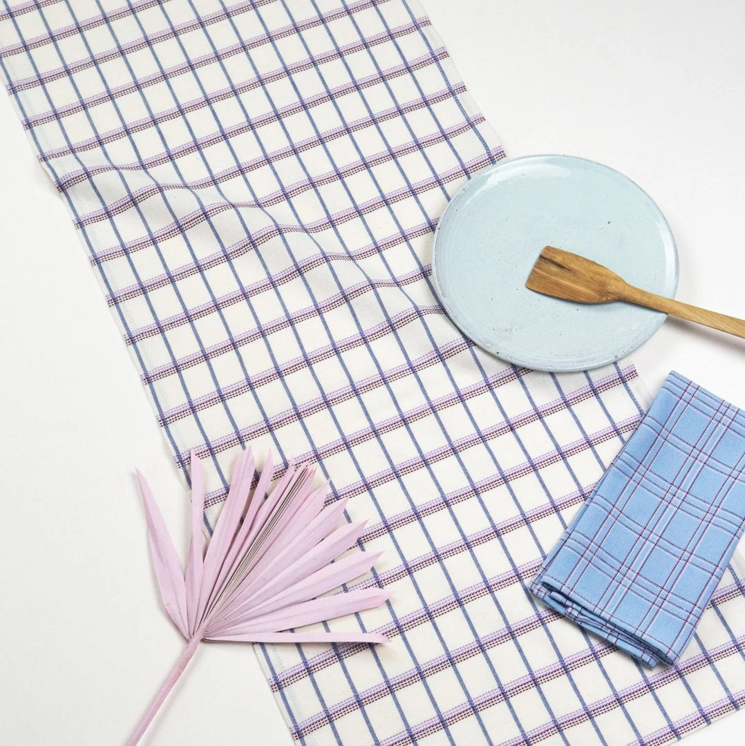 Archive New York San Lucas Plaid Table Runner 6 Archive New York San Lucas Plaid Table Runner