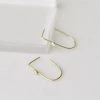 Sara Patino Jewelry Gold Recycled Hoop - White Topaz Best Sellers
