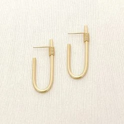Sara Patino Jewelry Joy Recycled Gold Earrings - Large
